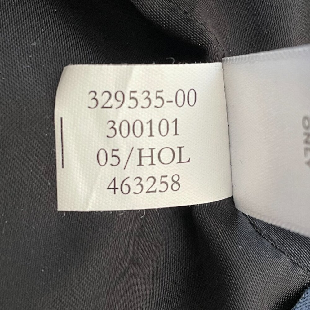 Banana Republic Wool Cashmere Pinstripe Blazer Gray Tailored Jacket Sz 2 - Picture 12 of 14